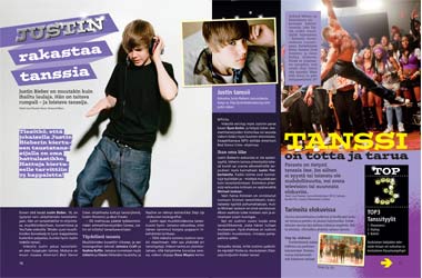 Justin Bieber tanssii